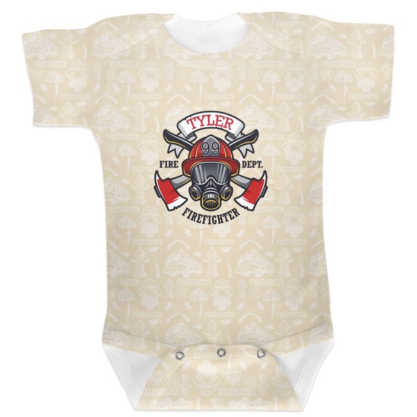 Custom Firefighter Baby Bodysuit 3-6 (Personalized)