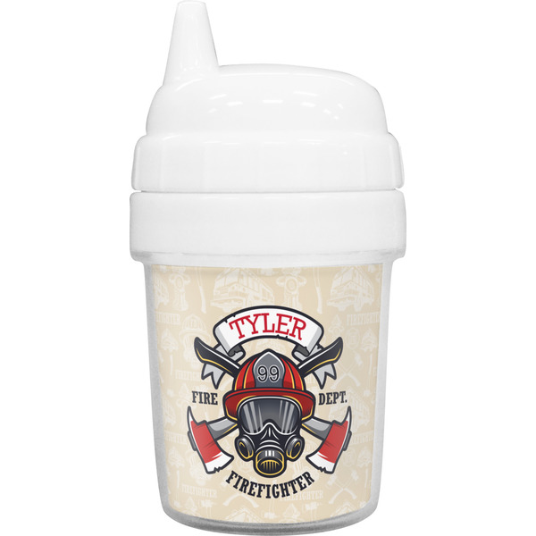 Custom Firefighter Baby Sippy Cup (Personalized)