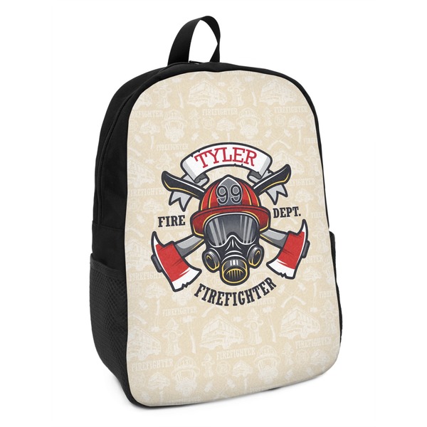 Custom Firefighter Kids Backpack (Personalized)
