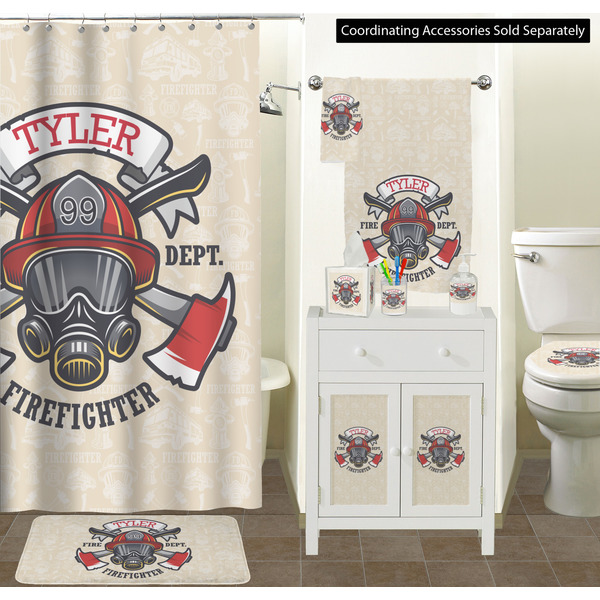 Firefighter Career Bathroom Scene