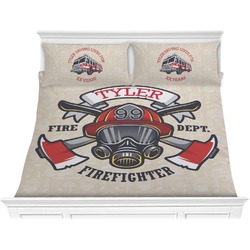 Firefighter Comforter Set - King (Personalized)