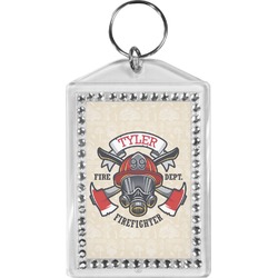 Firefighter Bling Keychain (Personalized)