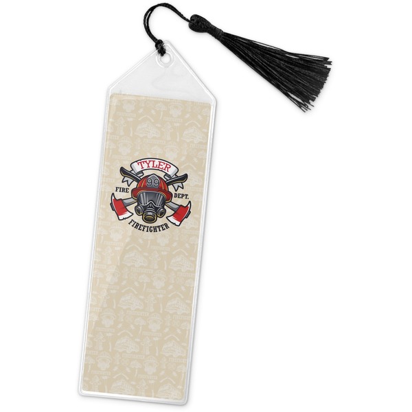Custom Firefighter Book Mark w/Tassel (Personalized)
