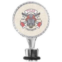 Firefighter Wine Bottle Stopper (Personalized)