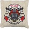 Firefighter Career Burlap Pillow 22"