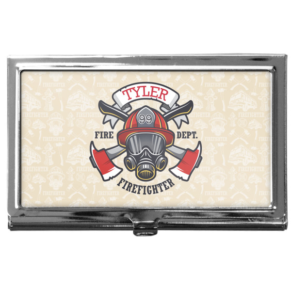 Custom Firefighter Business Card Case