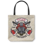 Firefighter Canvas Tote Bag - Medium - 16"x16" (Personalized)