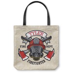 Firefighter Canvas Tote Bag - Small - 13"x13" (Personalized)
