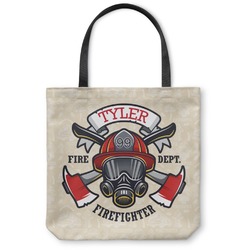 Firefighter Canvas Tote Bag (Personalized)