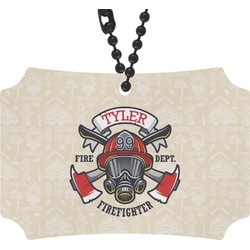 Firefighter Rear View Mirror Ornament (Personalized)