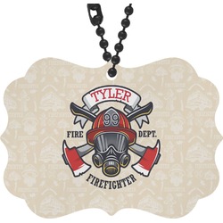 Firefighter Rear View Mirror Decor (Personalized)