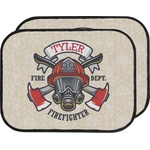 Firefighter Car Floor Mats (Back Seat) (Personalized)