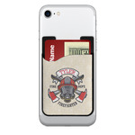 Firefighter 2-in-1 Cell Phone Credit Card Holder & Screen Cleaner (Personalized)