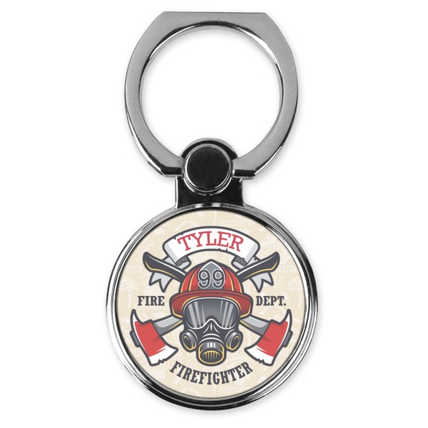 Custom Firefighter Cell Phone Ring Stand & Holder (Personalized)