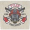 Firefighter Ceramic Tile Hot Pad (Personalized)