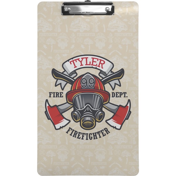 Custom Firefighter Clipboard (Legal Size) (Personalized)