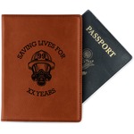 Firefighter Passport Holder - Faux Leather (Personalized)
