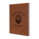 Firefighter Leatherette Journal - Single Sided (Personalized)