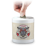 Firefighter Coin Bank (Personalized)