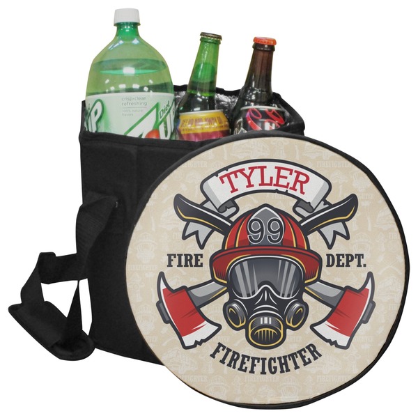 Custom Firefighter Collapsible Cooler & Seat (Personalized)