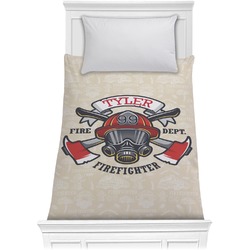 Firefighter Comforter - Twin (Personalized)