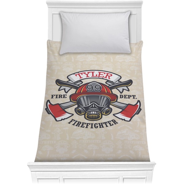 Custom Firefighter Comforter - Twin (Personalized)