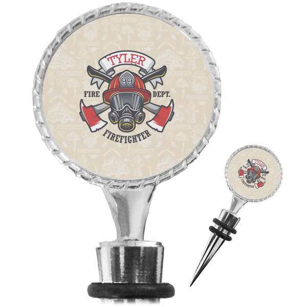 Custom Firefighter Wine Bottle Stopper (Personalized)
