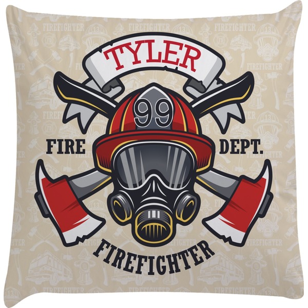 Custom Firefighter Decorative Pillow Case (Personalized)