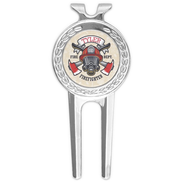 Custom Firefighter Golf Divot Tool & Ball Marker (Personalized)