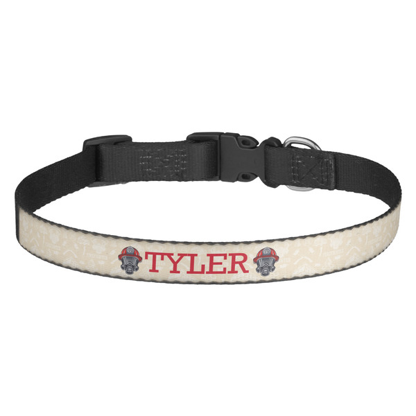 Custom Firefighter Dog Collar - Medium (Personalized)