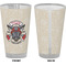 Firefighter Pint Glass - Full Color - Front & Back Views