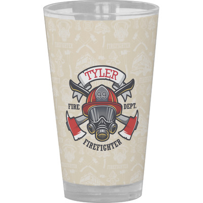 Firefighter Pint Glass - Full Color (Personalized)