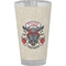 Firefighter Pint Glass - Full Color - Front View