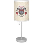 Firefighter 7" Drum Lamp with Shade Linen (Personalized)