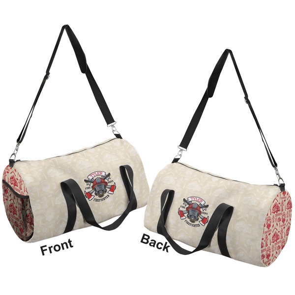 Firefighter Career Duffle bag small front and back sides