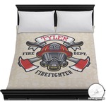 Firefighter Duvet Cover - Full / Queen (Personalized)