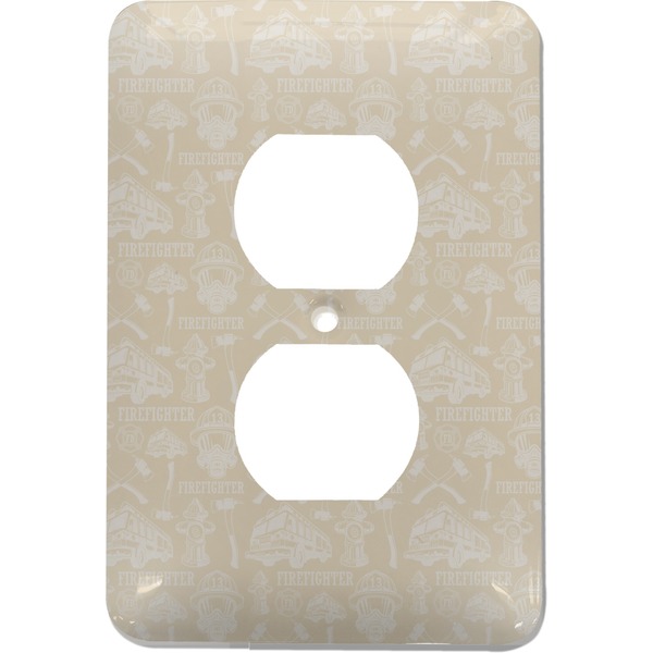 Custom Firefighter Electric Outlet Plate