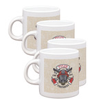 Firefighter Single Shot Espresso Cups - Set of 4 (Personalized)
