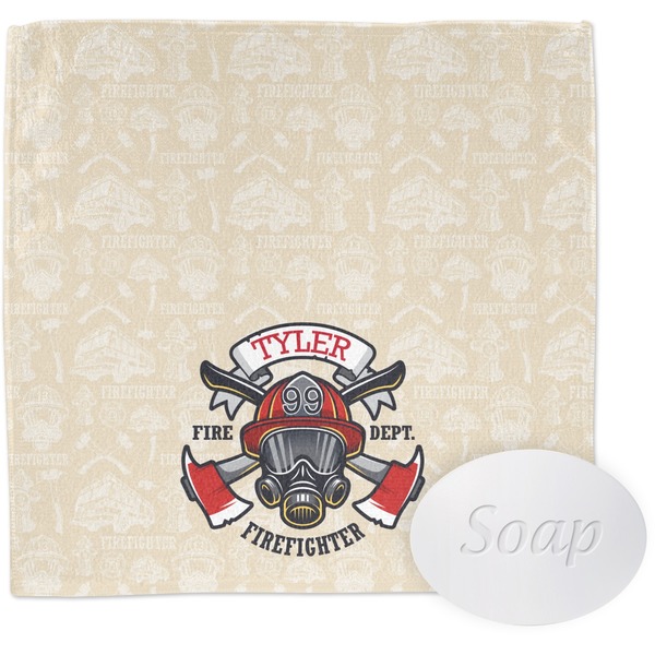 Custom Firefighter Washcloth (Personalized)