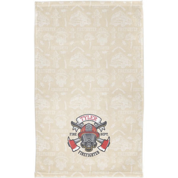 Firefighter Career Finger Tip Towel - Full View