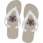 Firefighter Flip Flops - Large (Personalized)
