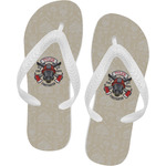 Firefighter Flip Flops - Medium (Personalized)
