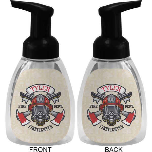 Firefighter Career Foam Soap Bottle (Front & Back)