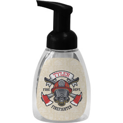 Firefighter Foam Soap Bottle - Black (Personalized)