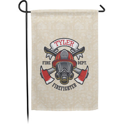 Firefighter Small Garden Flag - Double Sided w/ Name or Text