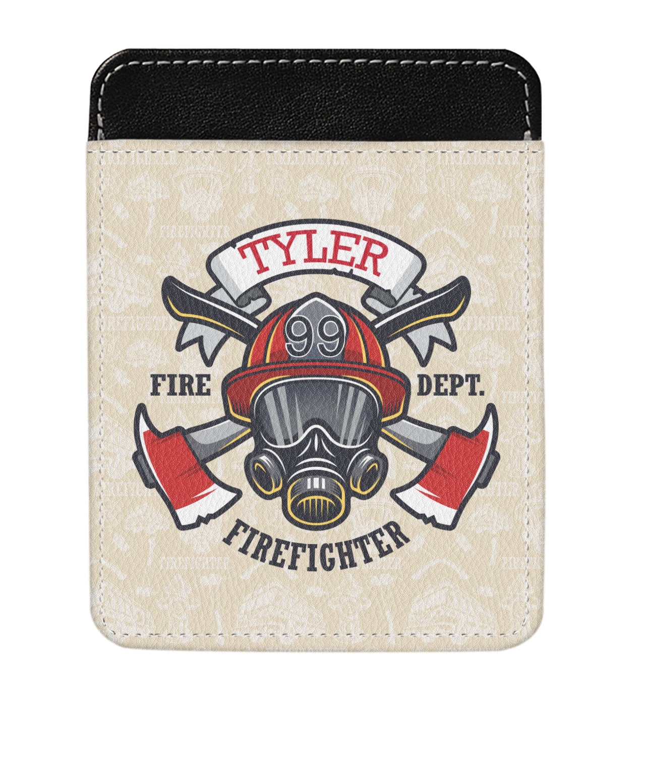 Firefighter Genuine Leather Money Clip (Personalized) YouCustomizeIt