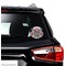 Firefighter Career Graphic Car Decal (On Car Window)