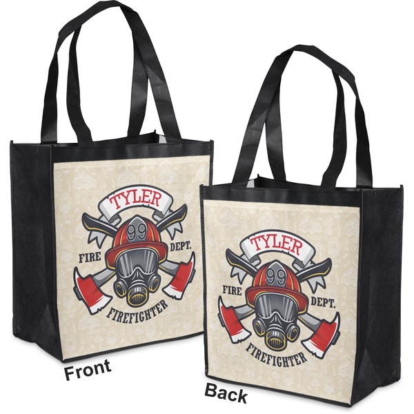 Firefighter Career Grocery Bag - Apvl