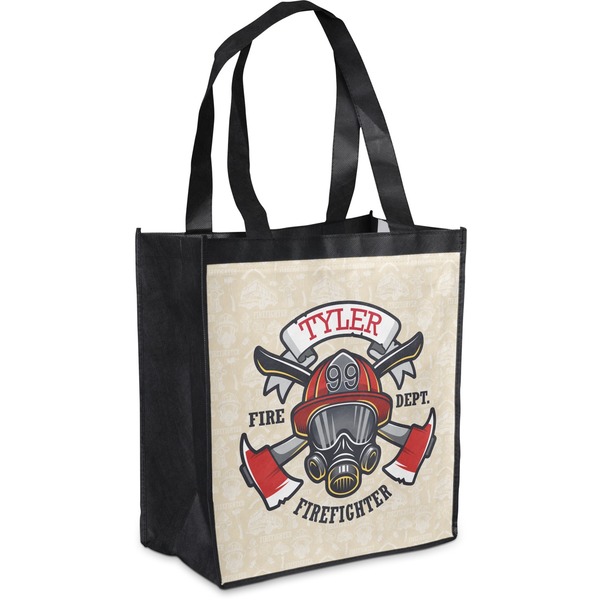 Custom Firefighter Grocery Bag (Personalized)