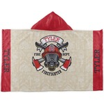 Firefighter Kids Hooded Towel (Personalized)